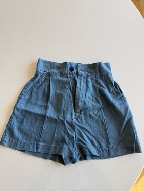Walter Baker High-Waist Blue Women's Shorts - XS